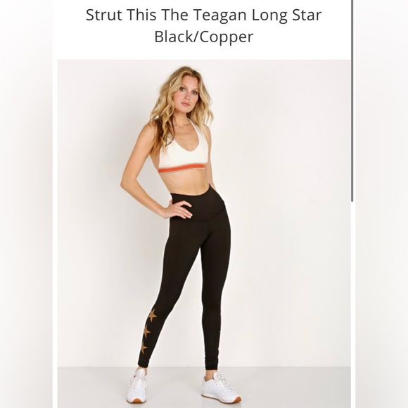 Strut This Star leggings with matching bra (COPPER STAR)
**never worn** - Picture 6 of 8